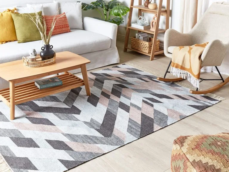 Beliani Dywan Z Juty Wielokolorowy NAKKAS Różne Rozmiary - obrazek 2