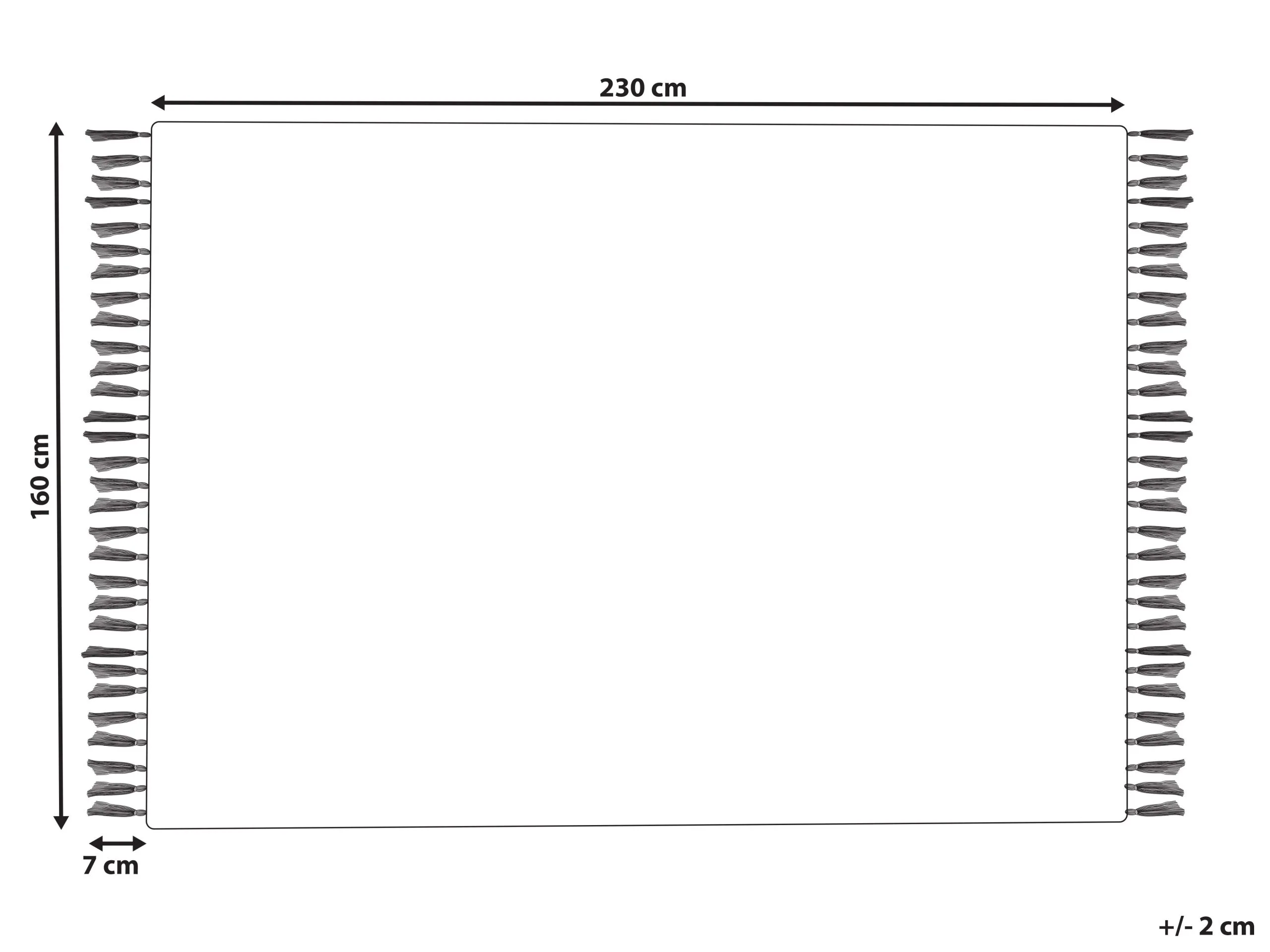 Beliani Dywan Z Juty Wielokolorowy NAKKAS Różne Rozmiary - obrazek 6