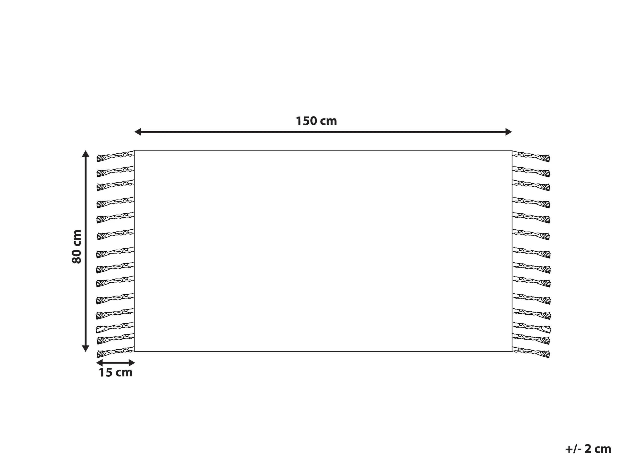 Beliani Dywan 80 X 150 Cm Szaro-biały TABIAT - obrazek 6