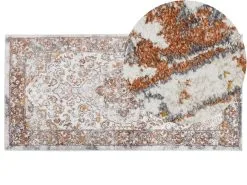 Beliani Dywan 80 X 150 Cm Beżowo-brązowy VAYK