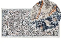 Beliani Dywan 80 X 150 Cm Wielokolorowy NERKIN